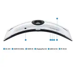 Samsung Odyssey Neo G9 G95NC LS57CG952NUXEN 57 cali Dual UHD VA 240Hz 1ms zakrzywiony monitor gamingowy LED