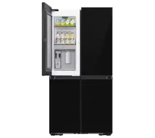 Samsung RF65DB970E22EO No Frost 185,3cm czarna szkło kostkarka zdalne sterowanie komora świeżości