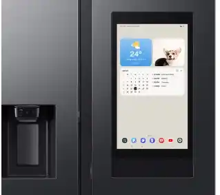 Samsung RS90F66BEFEO Pełny No Frost 178,4cm kostkarka zdalne sterowanie grafitowa stal chłodziarko-zamrażarka