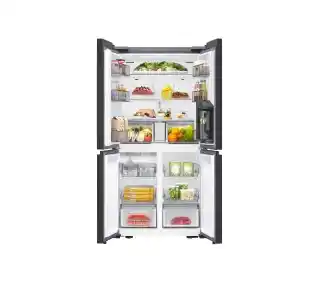 Samsung SBS do obudowy RM70F63NEREO 185,3cm Zdalne sterowanie Stalowy Lodówka