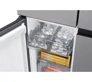 Samsung SBS do obudowy RM70F63NEREO 185,3cm Zdalne sterowanie Stalowy Lodówka