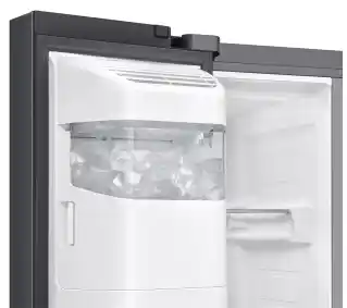 Samsung SBS RS70F65KEFEO Pełny No Frost 178,4cm Kostkarka Komora świeżości Zdalne sterowanie Grafitowa stal Lodówka