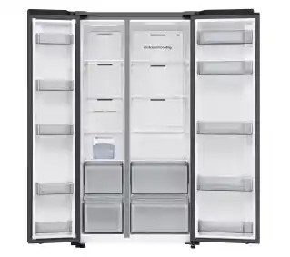 Samsung SBS RS70F65QEFEO Pełny No Frost 178,6cm Zdalne sterowanie Grafitowa stal Lodówka