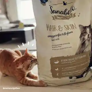 Sanabelle karma sucha dla kota Hair Skin 10 kg, skład naturalny, witaminy, bez sztucznych dodatków