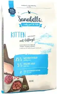 Sanabelle Karma z kurczakiem dla kociąt 10 kg sucha