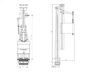 Sapho Kompakt WC odpływ poziomy/pion kompletny zestaw + deska Antik WCSET08-ANTIK