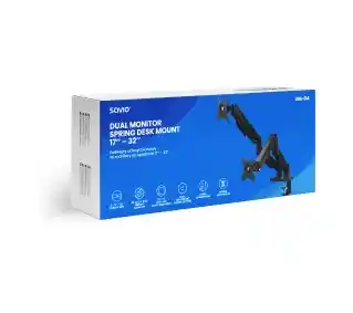 Savio UM-04 od 17 do 32 Max 9kg Czarny Uchwyt do monitora