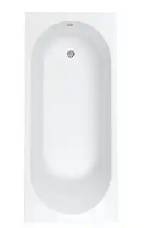 Schedpol Schedline Solia wanna akrylowa prostokątna 150x70 cm biała ze stelażem 3WST S1P
