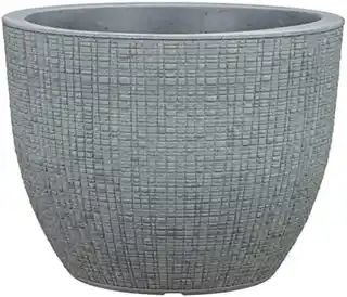 Scheurich Barceo 40 donica na rośliny okrągła szara granit, doniczka ogrodowa, donica na rośliny, Stony Grey