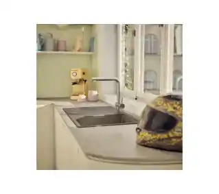 Schock Epos 540127 Stalowy Mosiądz Bateria kuchenna