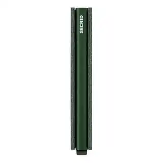 Secrid Slimwallet portfel RFID zielony, skórzany, minimalistyczny, oryginalny