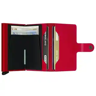 Secrid Portfel kieszonkowy RFID Miniwallet Original red / red