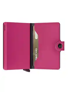 Secrid Portfel kieszonkowy RFID Miniwallet Yard Powder fuchsia
