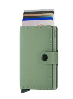Secrid Portfel kieszonkowy RFID Miniwallet Yard Powder pistachio