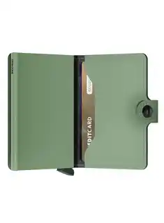 Secrid Portfel kieszonkowy RFID Miniwallet Yard Powder pistachio