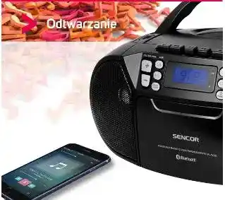 Sencor Radio Magnetofon SPT3907B