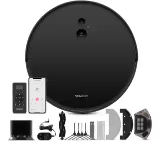 Sencor SRV 6450BK Funkcja mopowania Tworzenie mapy pomieszczenia 60db Robot sprzątający