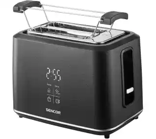 Sencor STS 0600BK Ruszt do bułek Rozmrażanie 1080W Toster