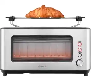 Sencor STS 4050SS Ruszt do bułek Rozmrażanie 1200W Toster
