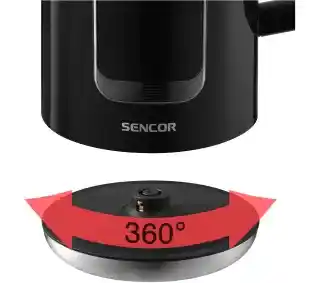 Sencor SWK 0951BK 1,7l 2200W Regulacja temperatury Czajnik kuchenny