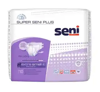 Seni Super Plus pieluchomajtki dla dorosłych Extra Small XS 10szt