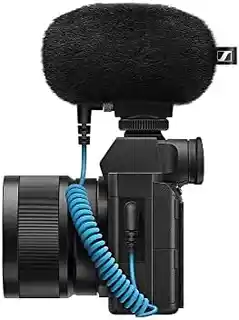 Sennheiser MKE 200 mikrofon nakamerowy kierunkowy do aparatu smartfona, kompaktowy, zasilanie baterią