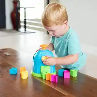 Shape Factory Fabryka Kształtów Qelements FA267-1, sorter dla dzieci, drewniane elementy, kolorowe, edukacyjny, rozwijający motorykę