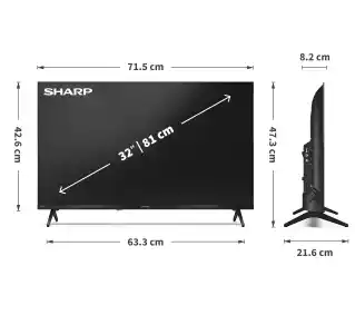 Sharp 32HE3745E 32 HD Redy QLED TiVo Smart TV DVB-T2 Telewizor OLED