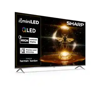 Sharp 75JP7765E 75 QLED Mini LED 4K Google TV Dolby Vision Dolby Atmos HDMI 2.1 DVB-T2 Telewizor QLED