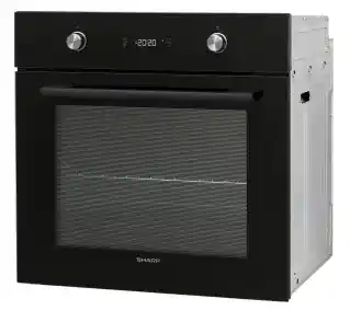 Sharp K-60P19BNL-EU Termoobieg Czarny lustrzany Piekarnik elektryczny