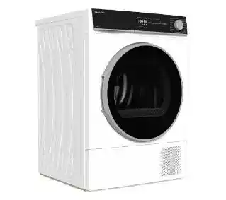 Sharp KD NHH9S8GW3 PL suszarka automatyczna 9kg, kolor biały, funkcja parowa, programy szybkie i delikatne