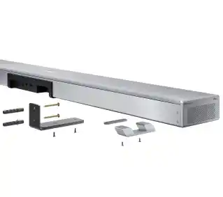 Sharp Soundbar HT-SBW55121 Srebrny 5.1.2-kanałowy, Bezprzewodowy Subwoofer
