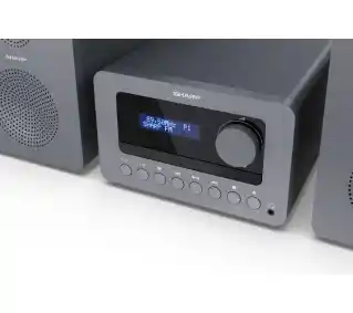 Sharp TOKYO XL-B514 20W Bluetooth Radio FM Szary Mikro i mini wieża