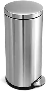 Simplehuman HOME Pedałowy Kosz na Śmieci 30 l Srebrny Matowy CW1810