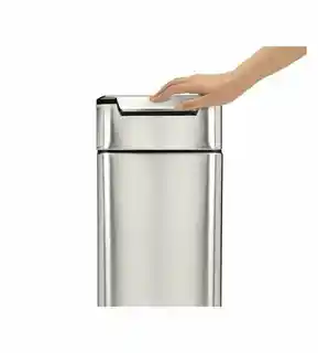 Simplehuman Kosz na śmieci 40L TOUCH-BAR SLIM - stal FPP CW2016