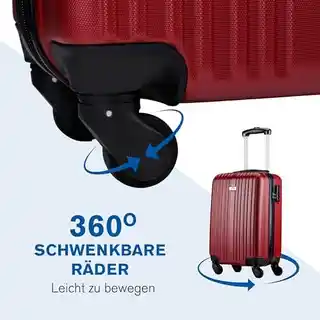 Slazenger Zestaw walizek 2-częściowy 3-częściowy walizka podróżna na kółkach duża walizka podróżna zestaw walizek z twardą obudową ABS zestaw walizek z kółkami 360 i zamkiem szyfrowym