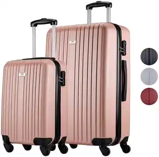 Slazenger Zestaw walizek 247328 55 73 cm Różowy