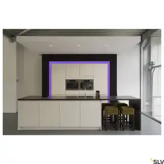 SLV KADUX LED DL SET, prostokątna, mat. biała, 2x 9W, 38deg 3000K, z Zasilaczem 115711