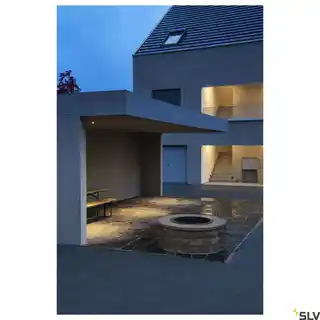 SLV KAMUELA ECO LED ognioodporna, czarna, 4000K, 38deg ściem., IP65 1001017