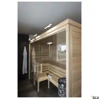SLV DORISA lampa nad obraz LED 1000777, 30 cm, chrom, metalowa, IP44, 4000K, 5.2W