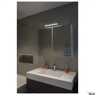SLV DORISA lampa nad obraz LED 1000777, 30 cm, chrom, metalowa, IP44, 4000K, 5.2W