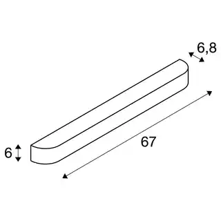 SLV Lampa ścienna nowoczesna ARLINA 60, 3000K 1002239