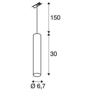SLV Lampa wisząca nowoczesna ENOLA B 143960