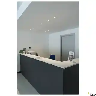 SLV NEW TRIA I GU10 kwadratowa, mat. biała, max. 50W, 111721