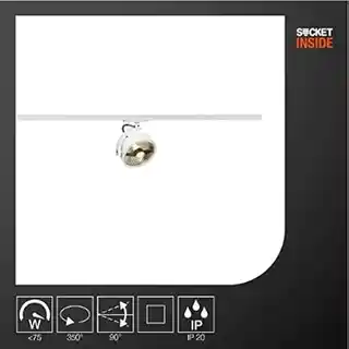 SLV Oprawa szynowa 1F KALU TRACK QPAR111 143541