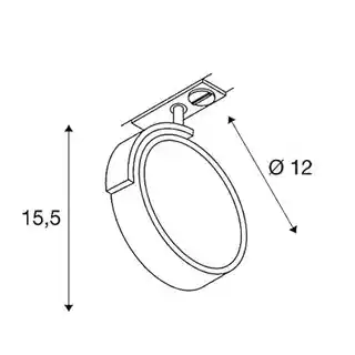 SLV Oprawa szynowa 1F KALU TRACK QPAR111 143541