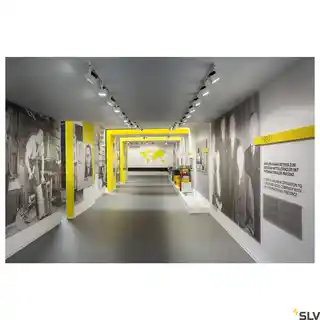 SLV EURO CUBE Oprawa szynowa 3F LED 4000K biały 60 z adapterem 3-fazowym