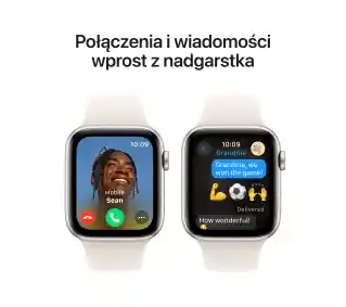 Smartwatch Apple Watch SE 2 GPS 44mm z aluminium w kolorze księżycowej poświaty paskiem sportowym S M MXEU3ET A