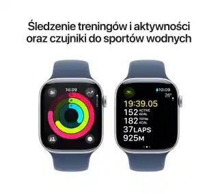 Smartwatch Apple Watch Series 10 GPS Cellular 46mm aluminium srebrny S M denim