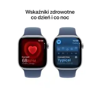 Smartwatch Apple Watch Series 10 GPS Cellular 46mm aluminium srebrny S M denim